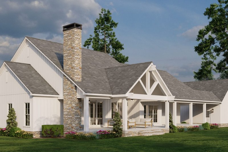 Dream House Plan - Exterior - Other Elevation 2 for Farmhouse House Plan #923-369 - 3 bed, 2.5 bath