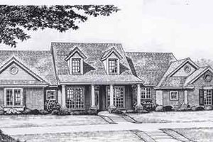 Traditional Exterior - Front Elevation Plan #310-923