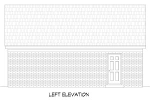 Exterior - Other Elevation for Traditional House Plan #932-726, 0 bath