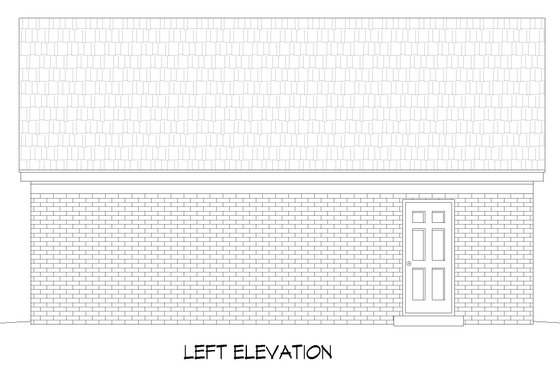 Exterior - Other Elevation for Traditional House Plan #932-726, 0 bath