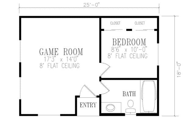House Blueprint - Mediterranean Floor Plan - Main Floor Plan #1-105