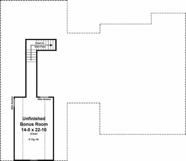 Craftsman Floor Plan - Other Floor Plan #21-359