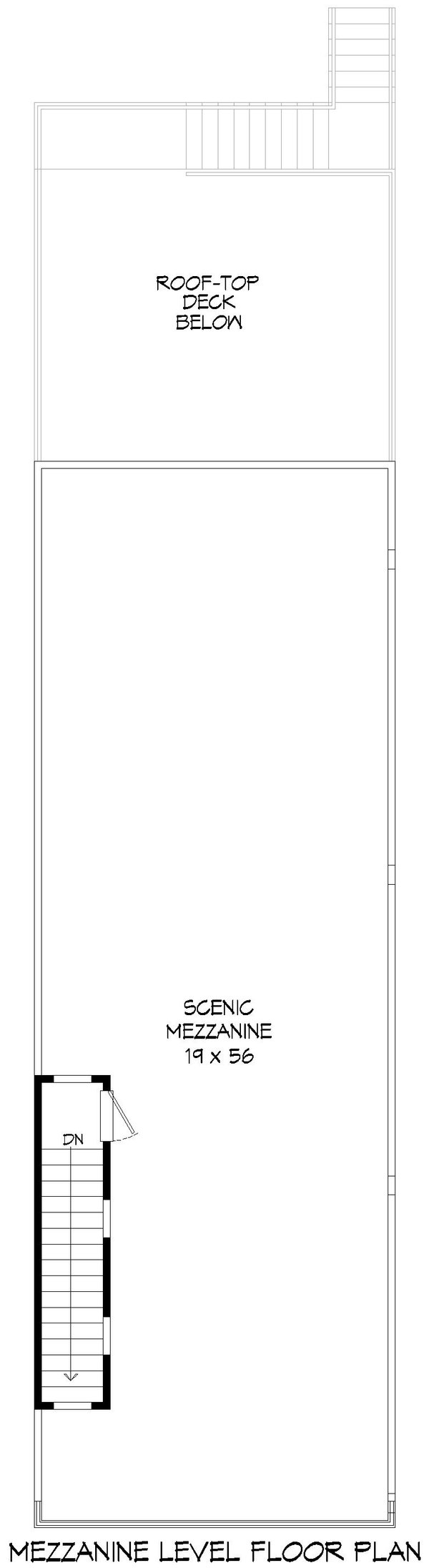 House Blueprint - Contemporary Floor Plan - Upper Floor Plan #932-1367