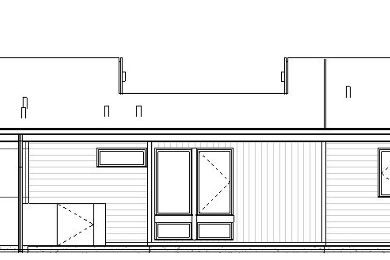 Dream House Plan - Exterior - Other Elevation 4 for Modern House Plan #895-139 - 3 bed, 2 bath