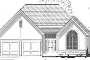 Traditional Exterior - Front Elevation Plan #67-465
