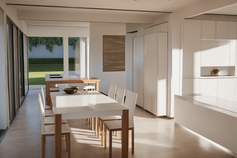 Dream House Plan - Interior - Dining Room for Modern House Plan #542-4 - 3 bed, 3 bath