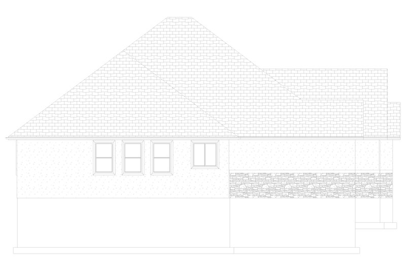 Home Plan - Exterior - Other Elevation for Traditional House Plan #1060-259 - 3 bed, 2 bath