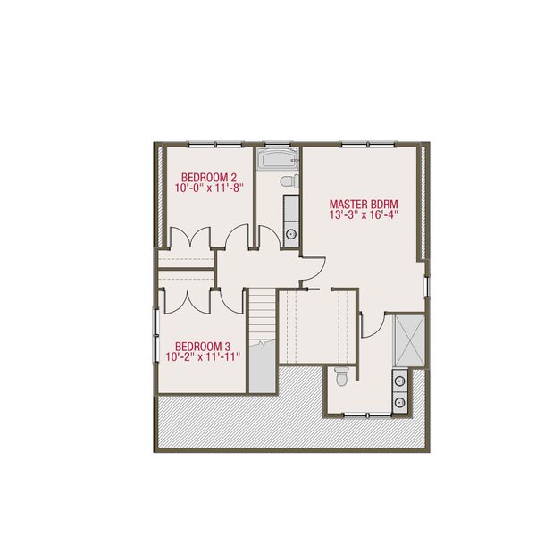 Home Plan - Craftsman Floor Plan - Upper Floor Plan #461-51