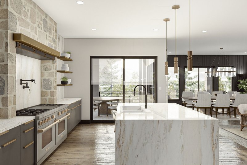 Dream House Plan - Interior - Kitchen 1 for Modern House Plan #455-617 - 4 bed, 3.5 bath