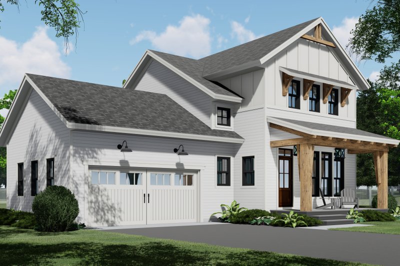 House Plan Design - Exterior - Front Elevation 5 for Farmhouse House Plan #51-1188 - 3 bed, 2.5 bath