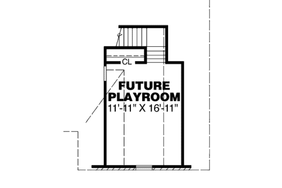 Floor Plan - Other Floor for Traditional House Plan #34-213 - 3 bed, 2 bath