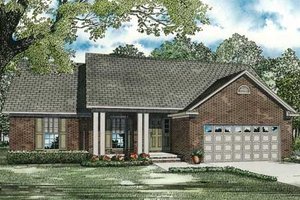 Traditional Exterior - Front Elevation Plan #17-2292