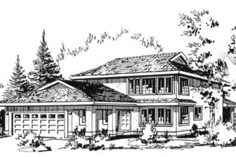 Traditional Style House Plan - 4 Beds 2.5 Baths 1851 Sq/Ft Plan #18-9105