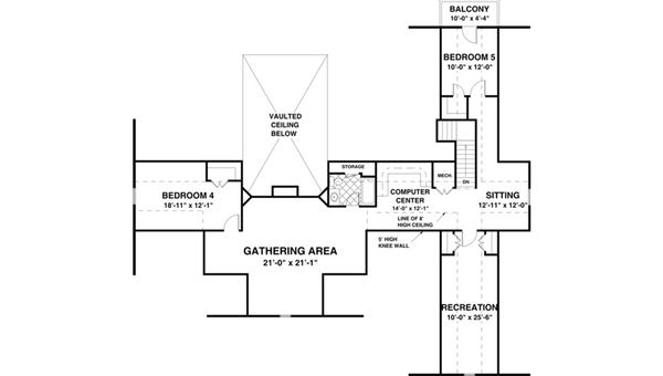Architectural House Design - Beach Floor Plan - Other Floor Plan #56-640