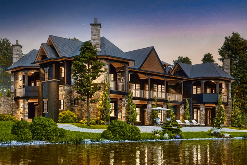 House Design - Exterior - Front Elevation 9 for Craftsman House Plan #54-706 - 4 bed, 4.5 bath