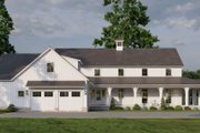 Farmhouse Style House Plan - 4 Beds 4.5 Baths 4065 Sq/Ft Plan #923-375 