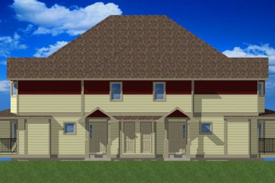 Exterior - Other Elevation for Farmhouse House Plan #126-153 - 3 bed, 1.5 bath