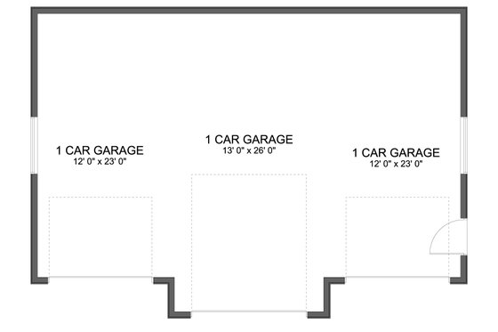 Floor Plan - Main Floor for Farmhouse House Plan #1060-249, 0 bath