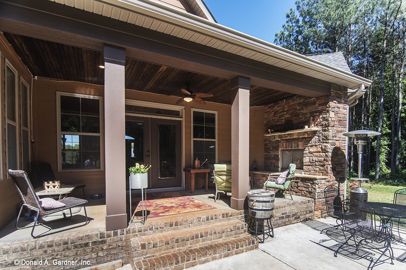 Home Plan - Exterior - Outdoor Living for Traditional House Plan #929-911 - 3 bed, 2 bath