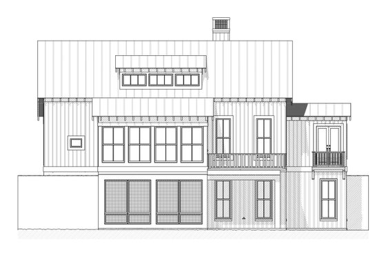 Exterior - Other Elevation 1 for Cottage House Plan #901-7 - 3 bed, 2.5 bath