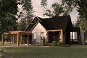 Contemporary Style House Plan - 2 Beds 2 Baths 1323 Sq/Ft Plan #23-2727 