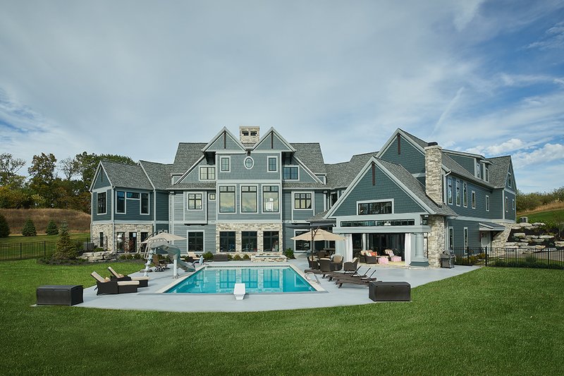 Dream House Plan - Exterior - Rear Elevation for Craftsman House Plan #928-292 - 5 bed, 4 bath