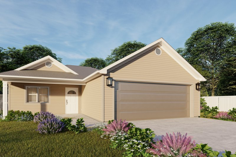 Dream House Plan - Exterior - Front Elevation 3 for Traditional House Plan #1060-181 - 3 bed, 2 bath