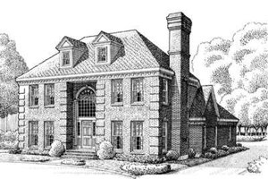 Architectural House Design - European Exterior - Front Elevation Plan #410-126