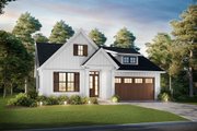 Contemporary Style House Plan - 3 Beds 2 Baths 1373 Sq/Ft Plan #48-1039 