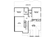 European Style House Plan - 3 Beds 2.5 Baths 1771 Sq/Ft Plan #81-739 