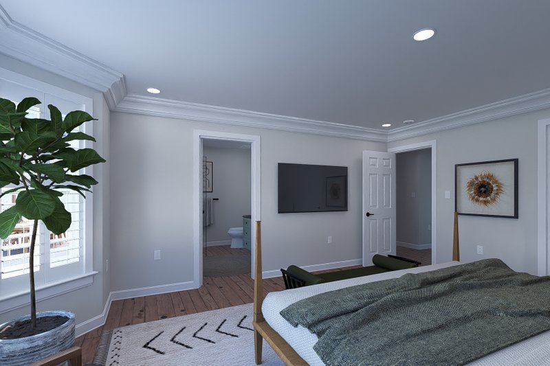 House Design - Interior - Master Bedroom for Ranch House Plan #1060-222 - 3 bed, 2.5 bath