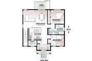 Bungalow Style House Plan - 2 Beds 1 Baths 1102 Sq/Ft Plan #23-2803 