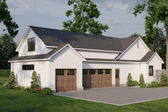 Exterior - Other Elevation 5 for Farmhouse House Plan #923-393 - 3 bed, 3.5 bath
