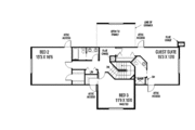 Farmhouse Style House Plan - 5 Beds 4 Baths 3549 Sq/Ft Plan #60-582 