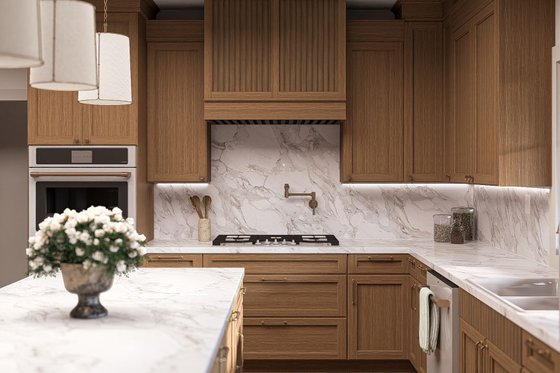 Interior - Kitchen for Traditional House Plan #455-349 - 4 bed, 3 bath