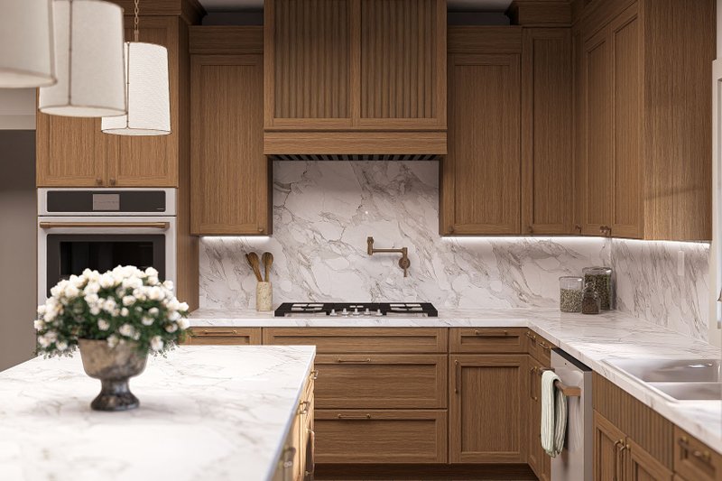 Home Plan - Interior - Kitchen for Traditional House Plan #455-349 - 4 bed, 3 bath