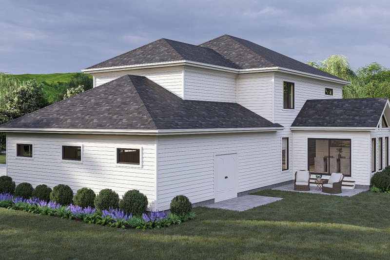 House Design - Exterior - Other Elevation for Colonial House Plan #455-332 - 4 bed, 3.5 bath