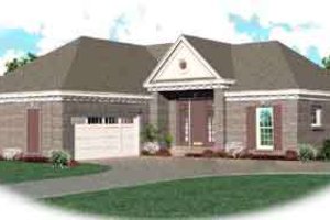 Traditional Exterior - Front Elevation Plan #81-482