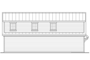 Exterior - Other Elevation for Craftsman House Plan #124-1038, 0.5 bath