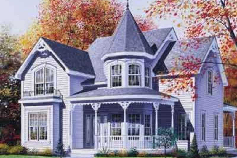 Architectural House Design - European Exterior - Front Elevation Plan #23-447