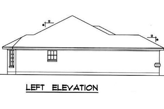Exterior - Other Elevation 1 for Farmhouse House Plan #40-164 - 3 bed, 2 bath