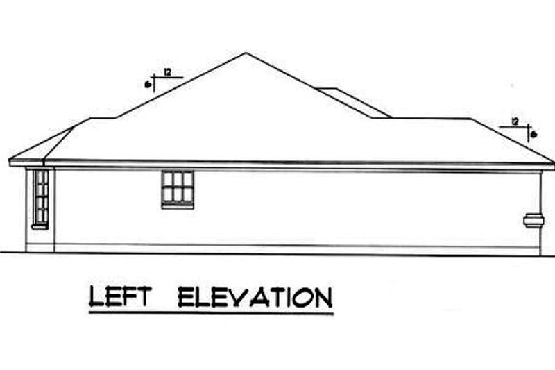 Home Plan - Exterior - Other Elevation 1 for Farmhouse House Plan #40-164 - 3 bed, 2 bath