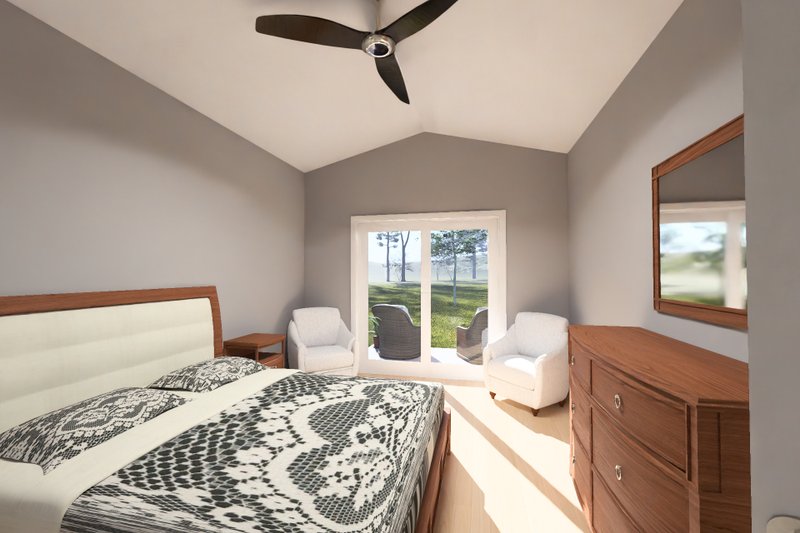 Home Plan - Interior - Master Bedroom for Modern House Plan #513-2495 - 3 bed, 2 bath