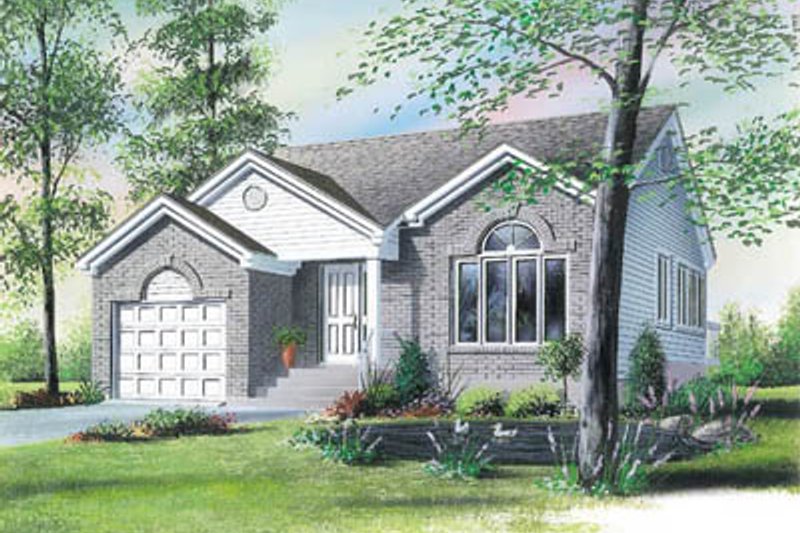 Dream House Plan - Modern Exterior - Front Elevation Plan #23-1021