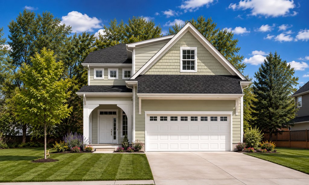 Exterior - Front Elevation 2 for European House Plan #20-1693 - 4 bed, 3 bath