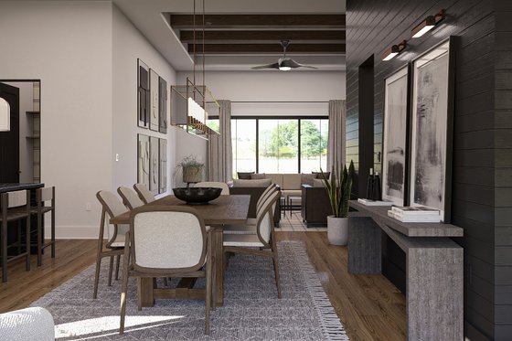 Interior - Entry for Barndominium House Plan #455-459 - 2 bed, 2 bath