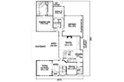 Mediterranean Style House Plan - 4 Beds 3 Baths 3064 Sq/Ft Plan #84-396 