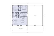 Barndominium Style House Plan - 2 Beds 2 Baths 1200 Sq/Ft Plan #1107-2 