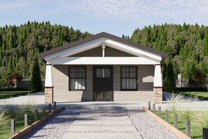 Home Plan - Craftsman Exterior - Front Elevation Plan #1106-127