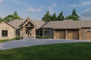 Craftsman Style House Plan - 4 Beds 4.5 Baths 5054 Sq/Ft Plan #923-43 